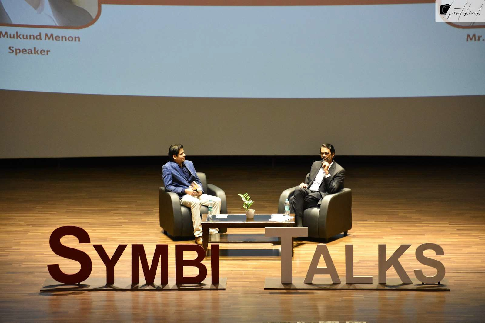 Images: Mr. Mukund Menon, Founder of Liveware People and Mr. Abhijeet, Alumni in Ardent Chats.
