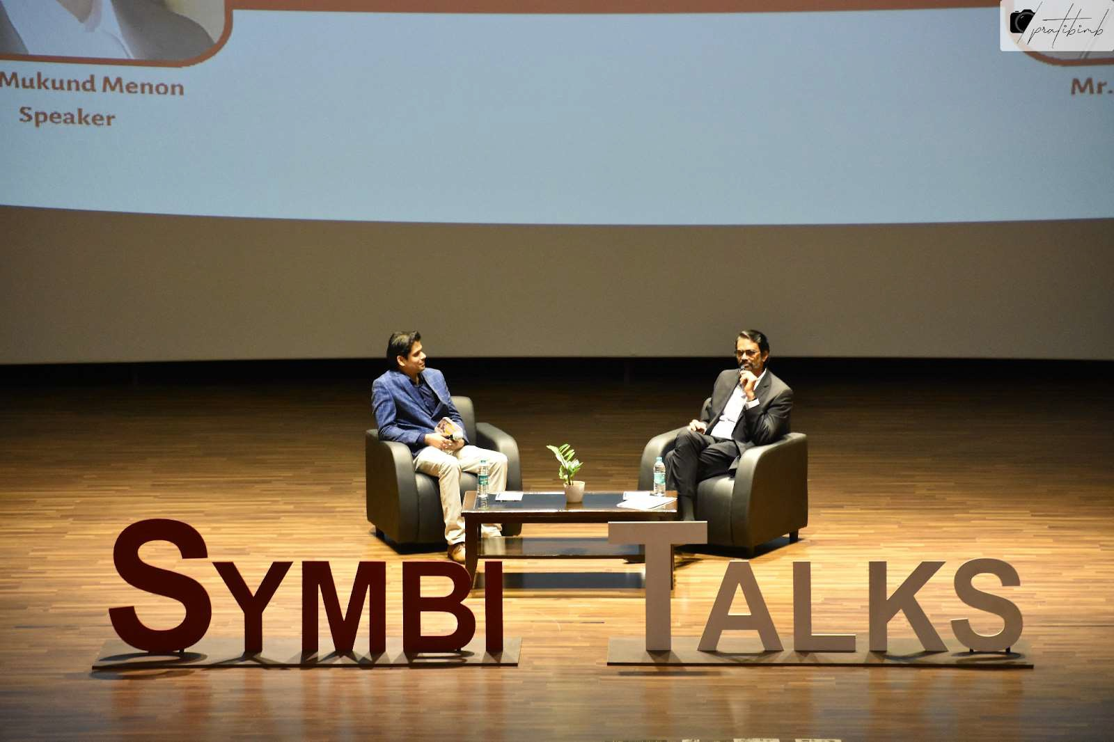 Images: Mr. Mukund Menon, Founder of Liveware People and Mr. Abhijeet, Alumni in Ardent Chats.
