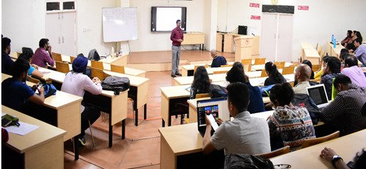 Guest Lecture by Mr. Sameer Babu at SIBM 