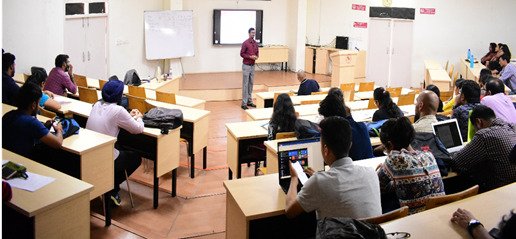 Guest Lecture by Mr. Sameer Babu at SIBM