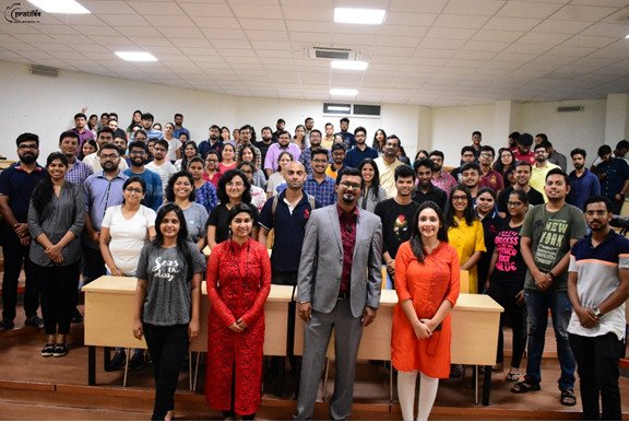 SIBM student with guest