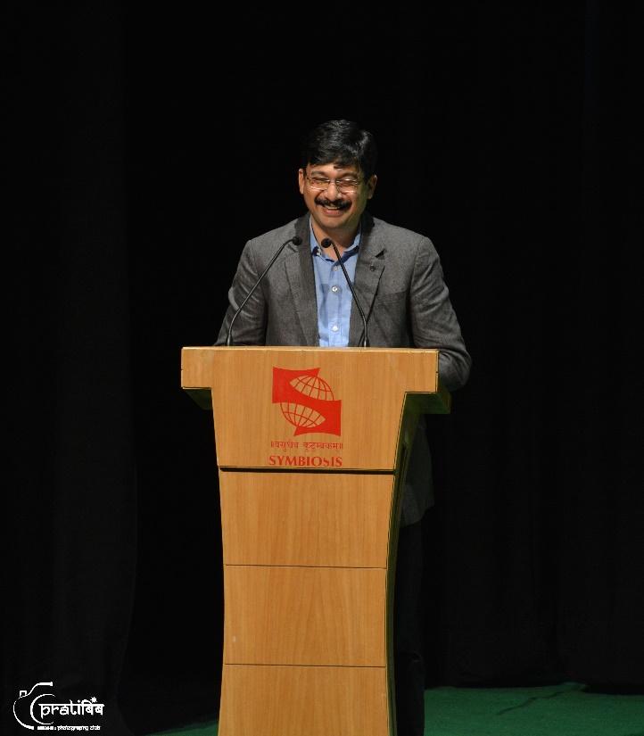 Mr. Abhidnya Joshi addressing the gathering