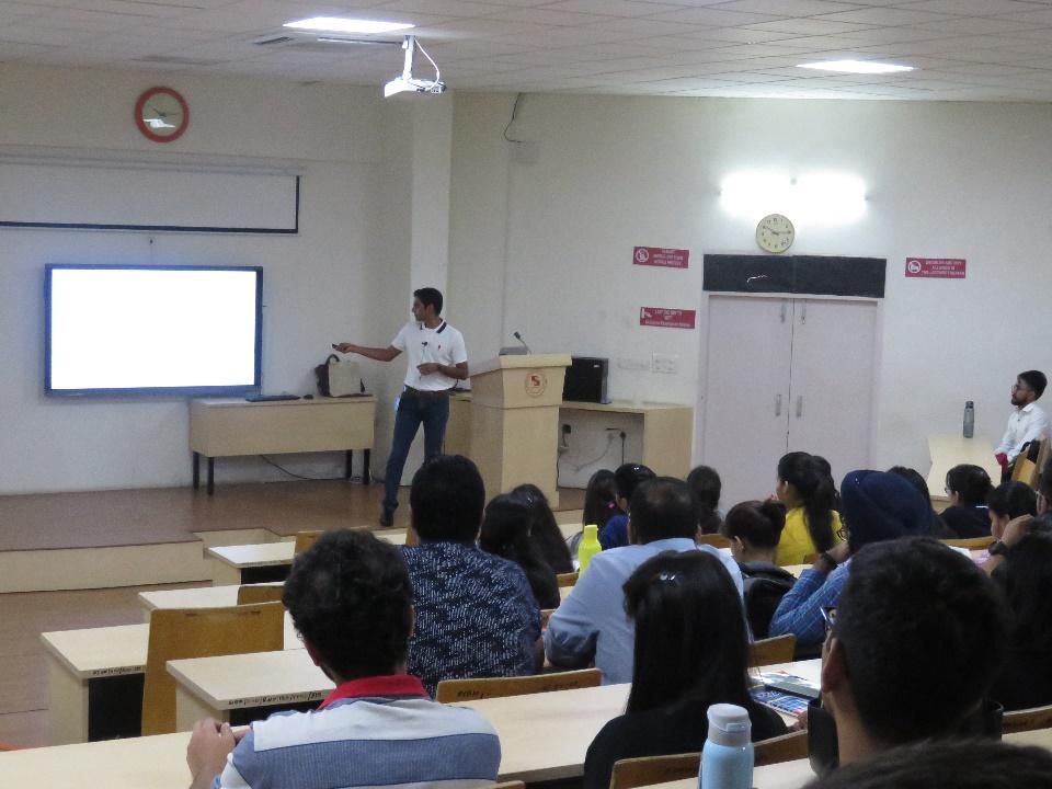 Guest Lecture by CA Vikas Jain at SIBM