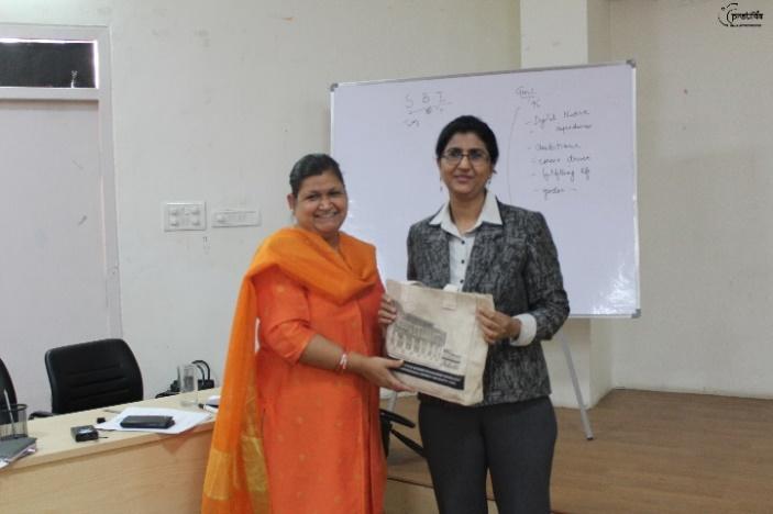 Felicitation by Dr. Ridhi Rani