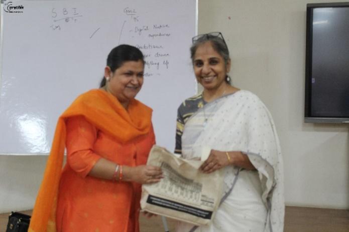 Felicitation by Dr. Ridhi Rani