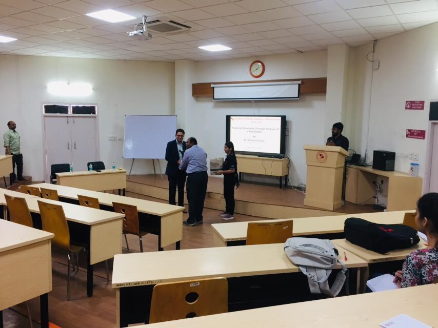 Guest Lecture by  Abhishek Gupta at SIBM-H