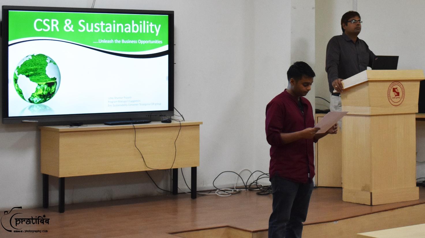Guest Lecture by Mr. Uday Shankar - SIBM-H