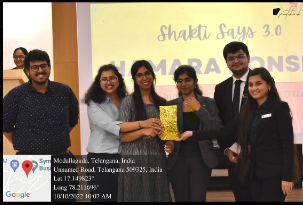 The winning team, along with the head and deputy head of Shakti