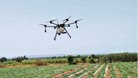 Use of Drone in Spraying of Pesticides