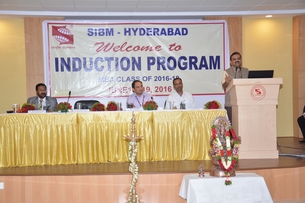 First day of Induction Program of SIBM - Hyderabad