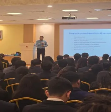 ms.Pavani elucidating the foundational concepts of Frauds