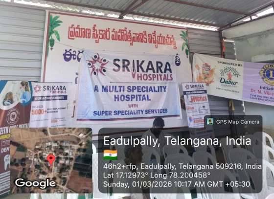 Community Health Camp at Gramam