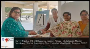 Tharuni volunteers with faculties