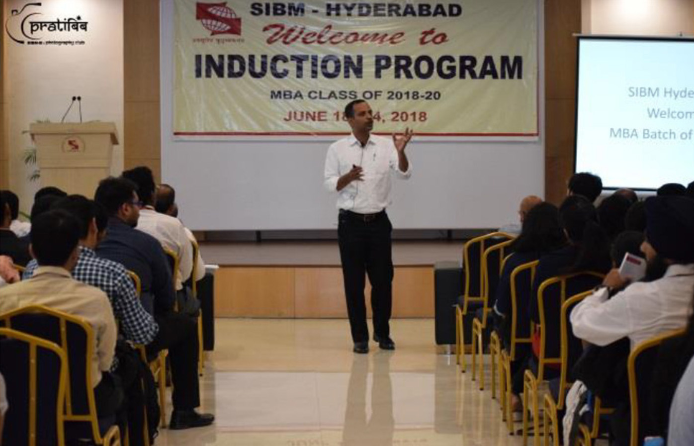 Induction Program MBA 2018-2020 of SIBM