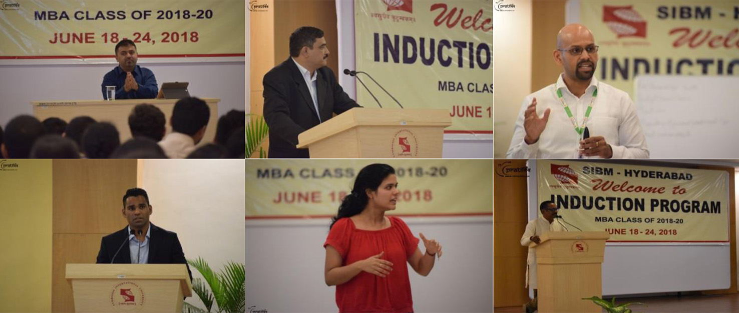 Induction Program MBA 2018-2020 of SIBM