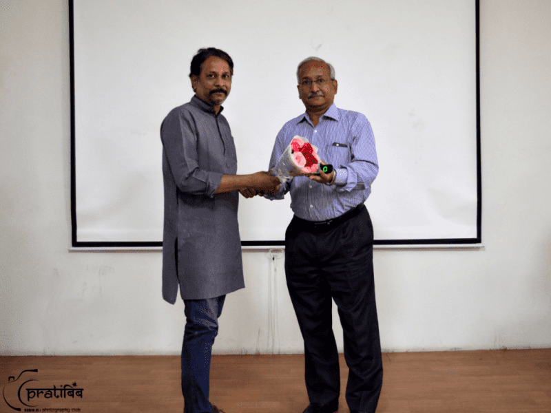 SIBM faculty felicitating Dr. Hargopal Rao.